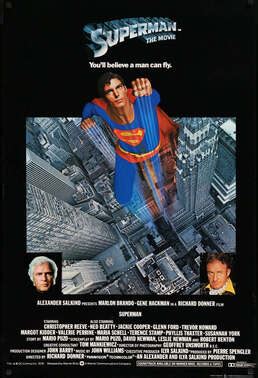 Superman film wiki - Superman. (1978 movie) Superman is a 1978 movie based on the popular Superman superhero comic book. It was directed by Richard Donner, produced by Ilya Salkind, and the music was provided by John Williams. The movie starred Christopher Reeve, Margot Kidder, Marlon Brando, Gene Hackman, Ned Beatty, Phyllis Thaxter, Glenn Ford, and Jackie …